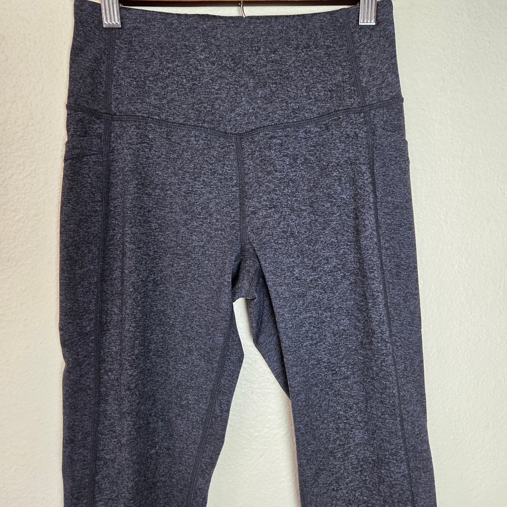 Zella High Rise Leggings Heathered Gray Yoga Gym Activewear Small - Picture 5 of 9
